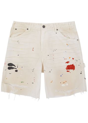 Flea Paint-splatter Distressed Denim Shorts - - W32 (W32 / M) - Gallery Dept. - Modalova
