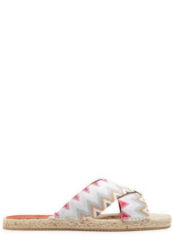 Harlow Canvas Espadrille Sliders - - 40 (IT40 / UK7) - Missoni - Modalova