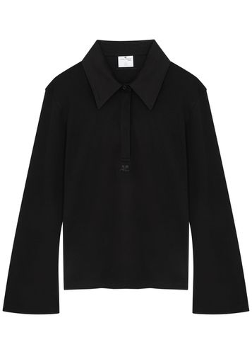 Piqué Cotton Polo Shirt - - S (UK8-10 / S) - Courrèges - Modalova