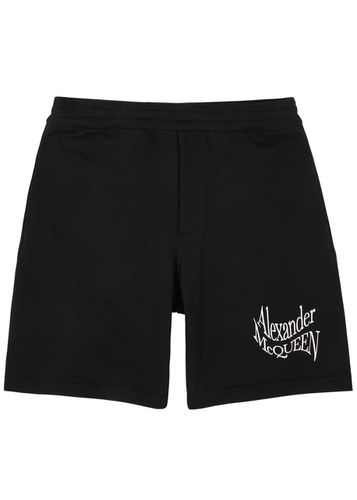 Logo-embroidered Cotton Shorts - - L - Alexander McQueen - Modalova