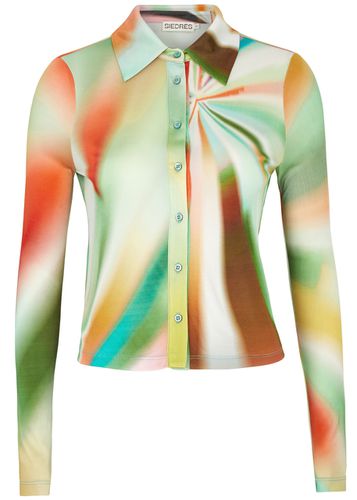 Tina Printed Jersey Shirt - - XS (UK6 / XS) - SIEDRES - Modalova