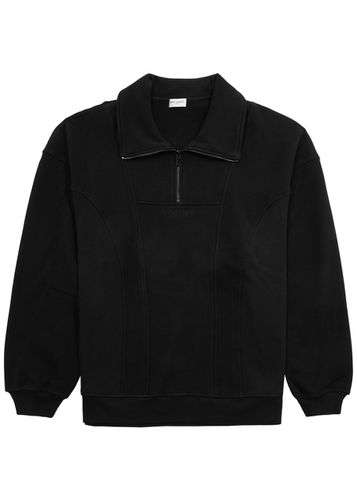 Logo-embroidered Half-zip Cotton Sweatshirt - - L - Saint Laurent - Modalova