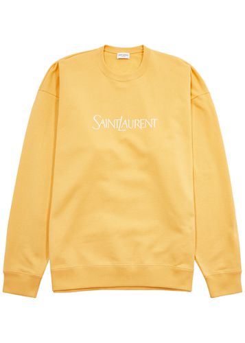 Logo-embroidered Cotton Sweatshirt - - M - Saint Laurent - Modalova