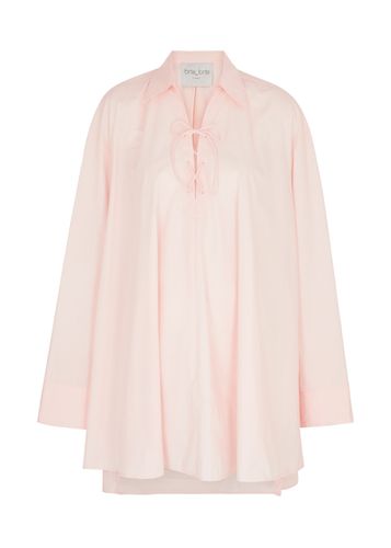 Forte_forte Oversized Lace-up Cotton-poplin Shirt - - 0 (UK 6 / XS) - forte forte - Modalova
