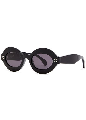 Alaïa Petal Oval-frame Sunglasses - ALAÏA - Modalova