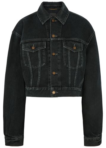 Cropped Denim Jacket - - 36 (UK8 / S) - Saint Laurent - Modalova