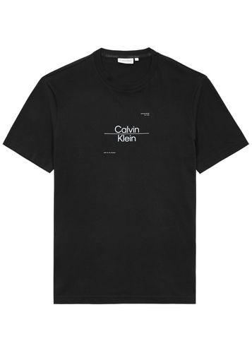 Optic Logo-print Cotton T-shirt - Calvin klein - Modalova