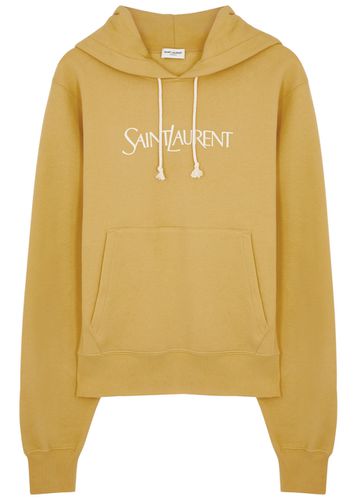 Logo-embroidered Hooded Cotton Sweatshirt - - S (UK8-10 / S) - Saint Laurent - Modalova