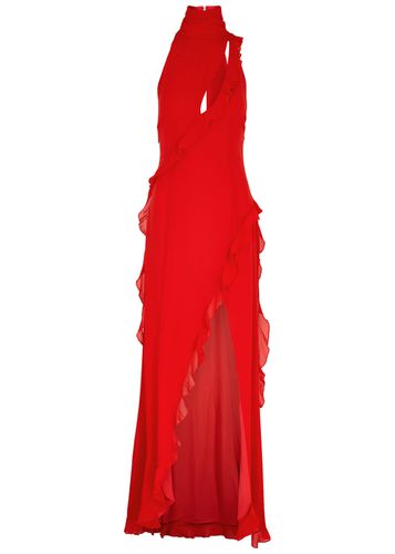 Parfait Ruffled Chiffon Maxi Dress - - 10 (UK10 / S) - DE LA Vali - Modalova