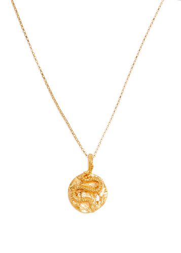 The Medusa Medallion 24kt -plated Necklace - Alighieri - Modalova
