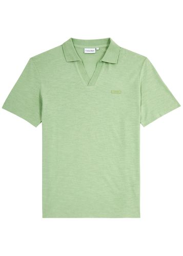 Logo Cotton-blend Polo Shirt - - M - Calvin klein - Modalova