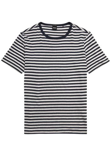 Tiburt Striped Cotton-blend T-shirt - Boss - Modalova