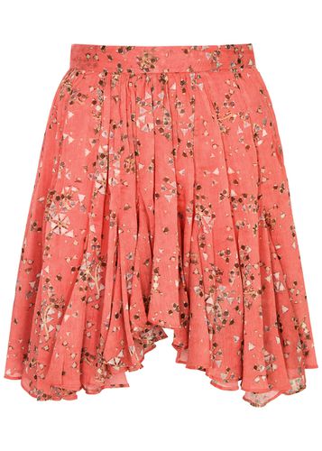 Anael Printed Cotton-blend Mini Skirt - - 38 (UK10 / S) - Isabel Marant - Modalova