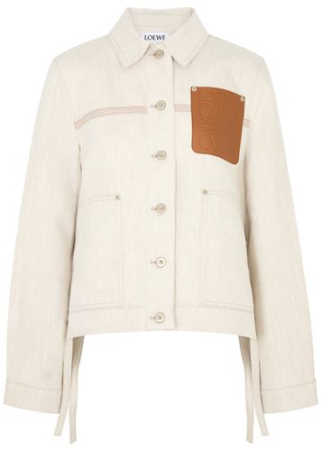 Workwear Logo Cotton-blend Jacket - - 38 (UK10 / S) - Loewe - Modalova