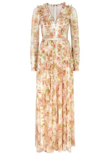 Needle & Thread Peony Promise Floral-print Ruffled Tulle Gown - - 12 (UK16 / XL) - Needle&Thread - Modalova