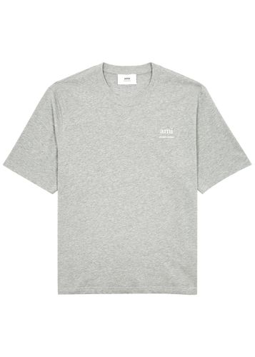 Logo-print Cotton T-shirt - AMI Paris - Modalova