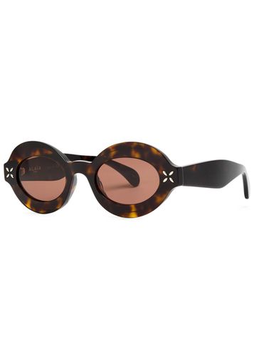 Alaïa Petal Oval-frame Sunglasses - ALAÏA - Modalova