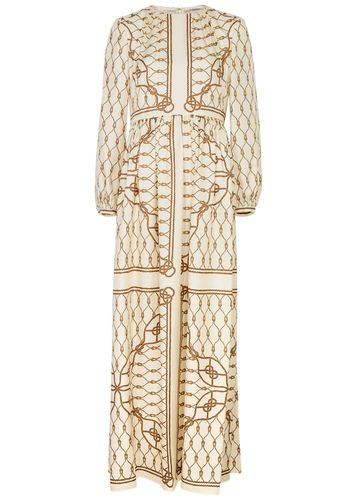 Printed Silk-satin Maxi Dress - - 0 (UK4 / Xxs) - Tory Burch - Modalova