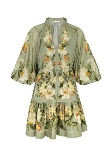 Lexi Billow Floral-print Cotton Mini Dress - - 0 (UK 8 / S) - Zimmermann - Modalova