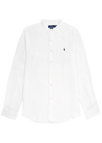 Logo-embroidered Linen Shirt - - S - Polo ralph lauren - Modalova