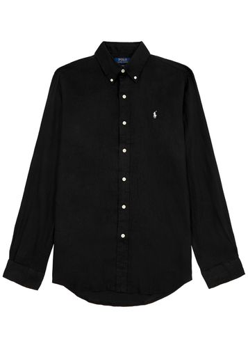 Logo-embroidered Linen Oxford Shirt - - XL - Polo ralph lauren - Modalova