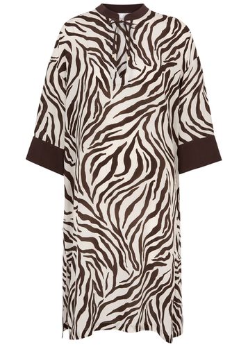Classe Zebra-print Silk Kaftan - - L (UK14 / L) - Max Mara Beachwear - Modalova