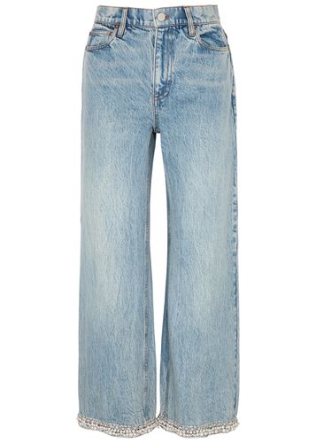 Ora Embellished Wide-leg Jeans - - 30 (W30 / UK12 / M) - Alice + Olivia - Modalova
