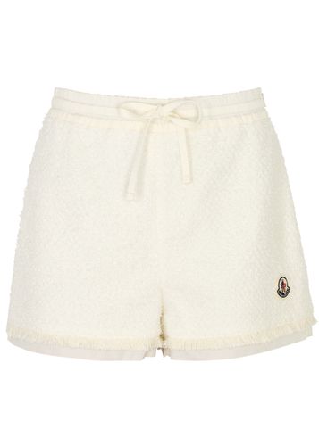 Logo Bouclé Cotton-blend Shorts - - 38 (UK6 / XS) - Moncler - Modalova