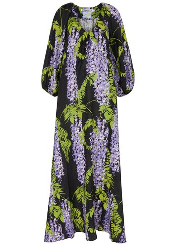 Georgio Floral-print Linen Gown - - 34 (UK6 / XS) - BERNADETTE - Modalova