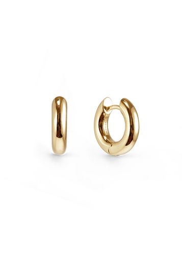 Chunky Small 14kt Vermeil Hoop Earrings - One Size - Otiumberg - Modalova
