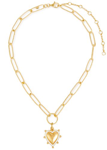 Sicilian Heart 18kt -plated Chain Necklace - One Size - Soru Jewellery - Modalova