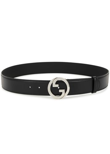 Gucci GG Leather Belt - Black - Gucci - Modalova
