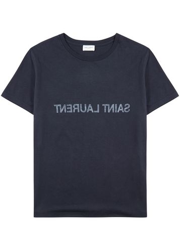 Logo-print Cotton T-shirt - - L - Saint Laurent - Modalova