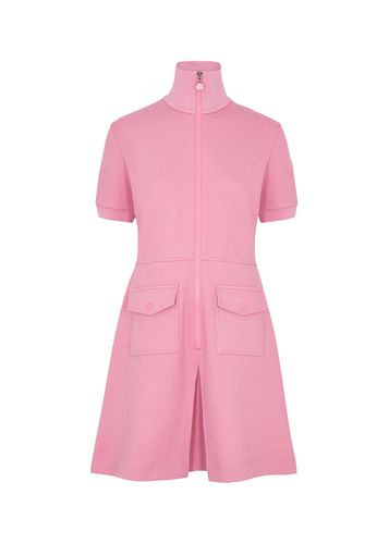 Piqué Cotton-blend Mini Dress - - L - Moncler - Modalova
