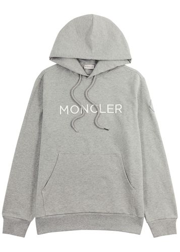 Logo Hooded Stretch-cotton Sweatshirt - - XL - Moncler - Modalova