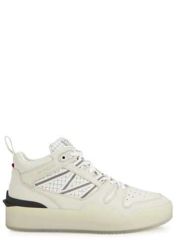 Pivot Panelled Nubuck Hi-top Sneakers, Sneakers, Round toe - - 3, Trainers, Leather - 3 - Moncler - Modalova