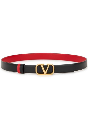 VLogo Reversible Leather Belt - Valentino Garavani - Modalova