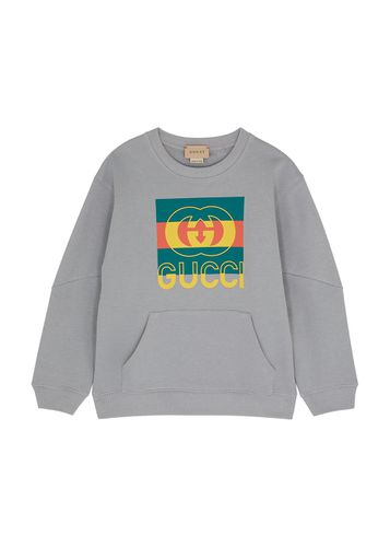 Kids Logo Cotton Sweatshirt (4-10 Years) - Gucci - Modalova