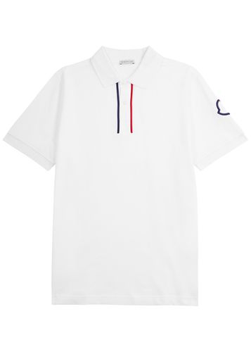 Piqué Cotton Polo Shirt - - S - Moncler - Modalova