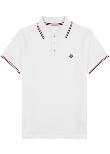 Piqué Cotton Polo Shirt - - S - Moncler - Modalova