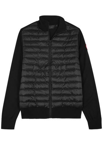 Hybridge Knit Quilted Shell and Wool Jacket, Men's Designer Shell Jacket, - L - Canada goose - Modalova