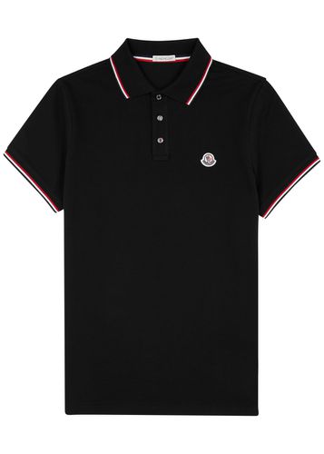 Piqué Cotton Polo Shirt - - M - Moncler - Modalova