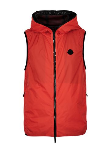 Pakito Hooded Shell Gilet - - 4, Men's Designer Gilet, Male - 4 - Moncler - Modalova