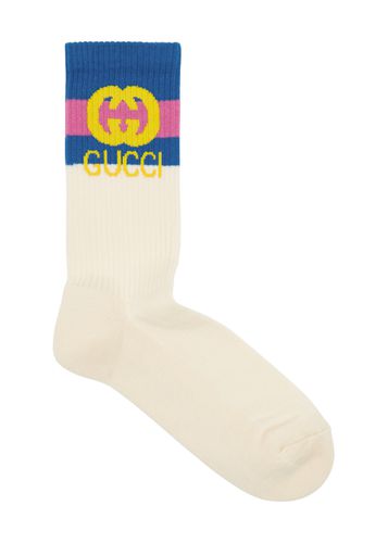 Kids Logo Cotton-blend Socks - Gucci - Modalova