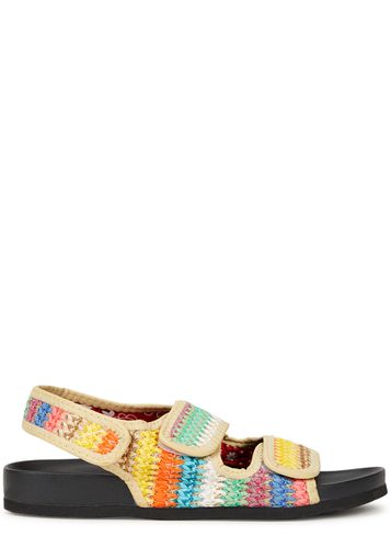 Apache Striped Raffia Sandals, Sandals, Striped Design - - 6 - Arizona Love - Modalova