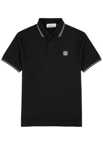 Piqué Cotton Polo Shirt - - L - Stone Island - Modalova