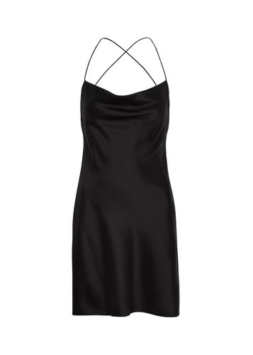 Silk-satin Mini Slip Dress - - 10 - Saint Laurent - Modalova