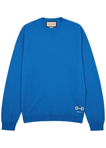 Logo-intarsia Cashmere Jumper - - S - Gucci - Modalova