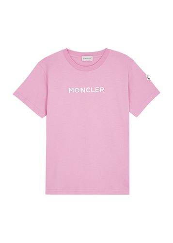 Kids Logo Cotton T-shirt (12-14 Years) - Moncler - Modalova