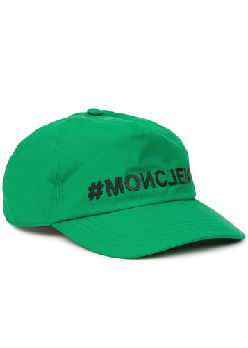 Moncler Logo Shell cap - Green - Moncler - Modalova